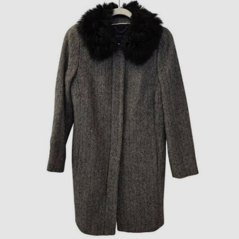 Banana Republic Chevron Wool Coat